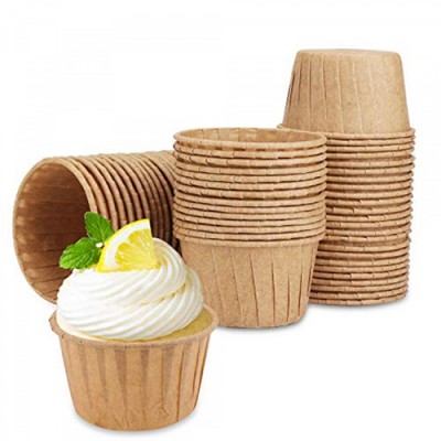 Disposable cupcake ramekins cups biodegradable paper baking holders