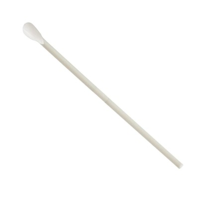 Portable PLA Spoon Straw Drinking One-off Boba Straw Spoon Ice-cream Straws Eco-friendly For Bar