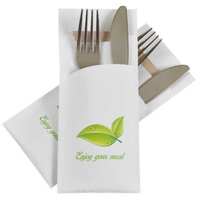 40x40cm Luxury Airlaid Cutlery Fold Paper Napkins