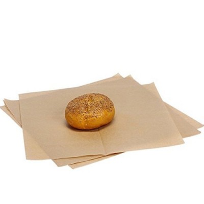 12inch natural kraft food paper liners hamburger wrapping tissue