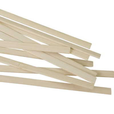 Disposable Straight Natural Bamboo Coffee Stirrer