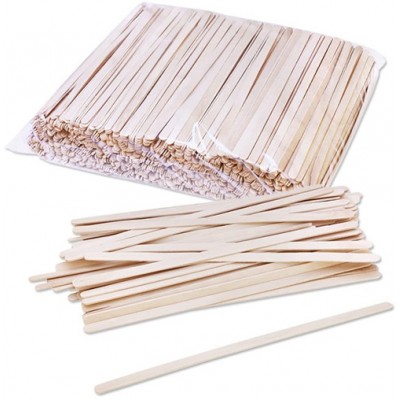 Natural Birch Wood straws Coffee Stirrers Sticks